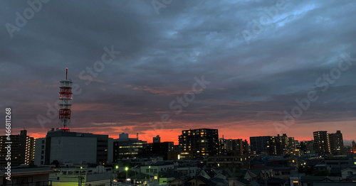 Photography toronto skyline at sunset
