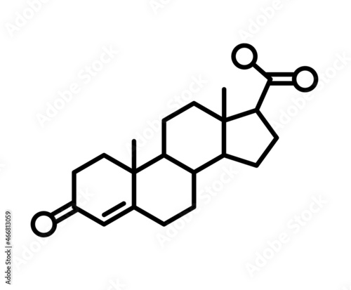 Progesterone chemical formula