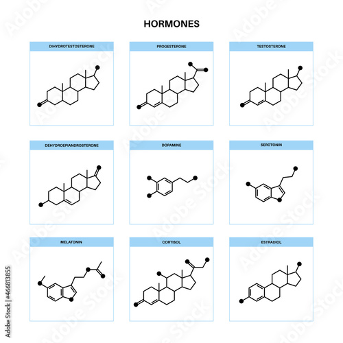 hormones molecular formula