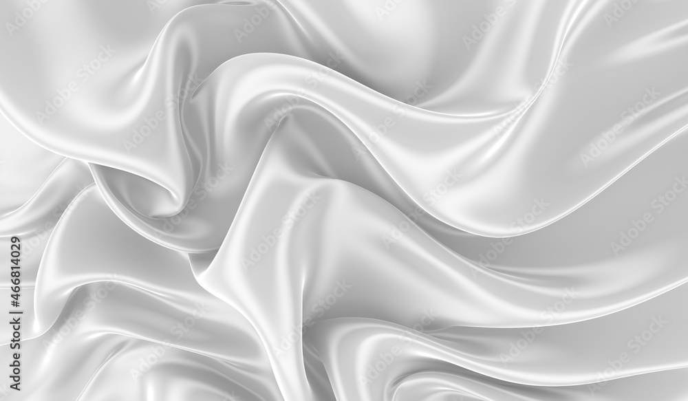 White silk background. Waves of red silk full screen. Abstract elegant background for your project. White silk background. Waves of red silk full screen. Abstract elegant background for your project.