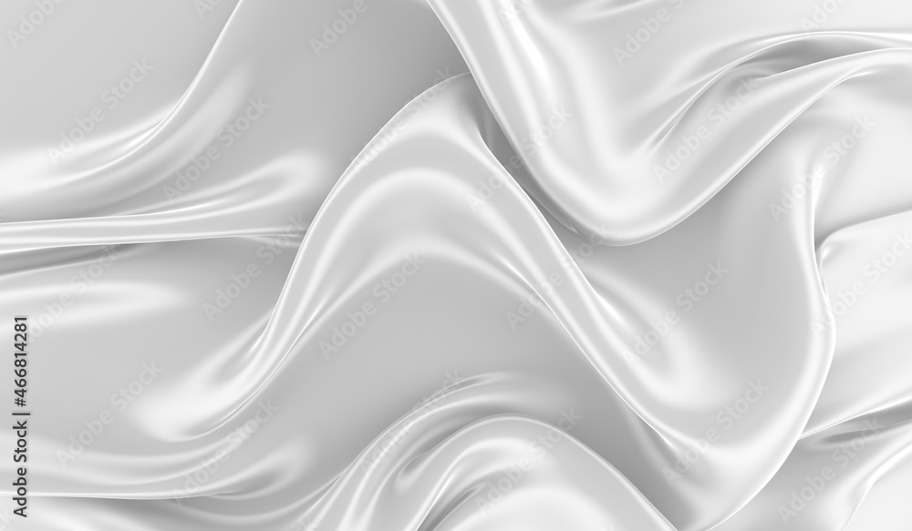 White silk background. Waves of red silk full screen. Abstract elegant background for your project. White silk background. Waves of red silk full screen. Abstract elegant background for your project.