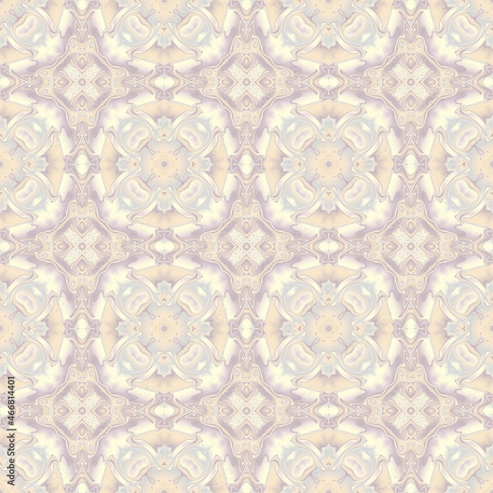 Abstract mosaic art pattern. Seamless ornament.