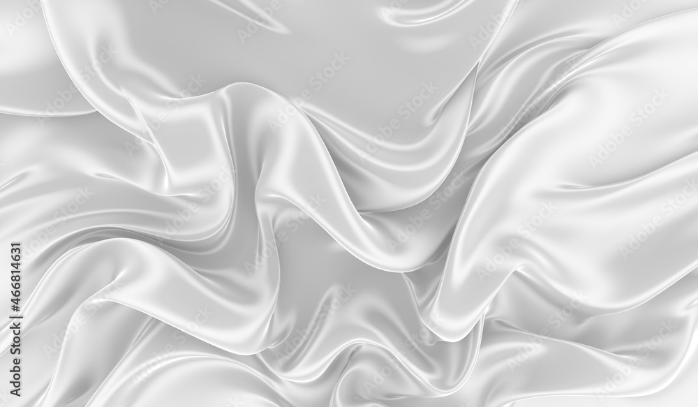 White silk background. Waves of red silk full screen. Abstract elegant background for your project. White silk background. Waves of red silk full screen. Abstract elegant background for your project.