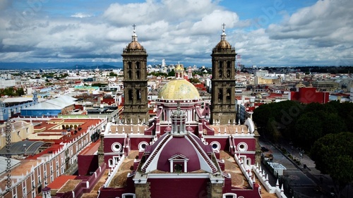 Catedral de Puebla con Drone photo