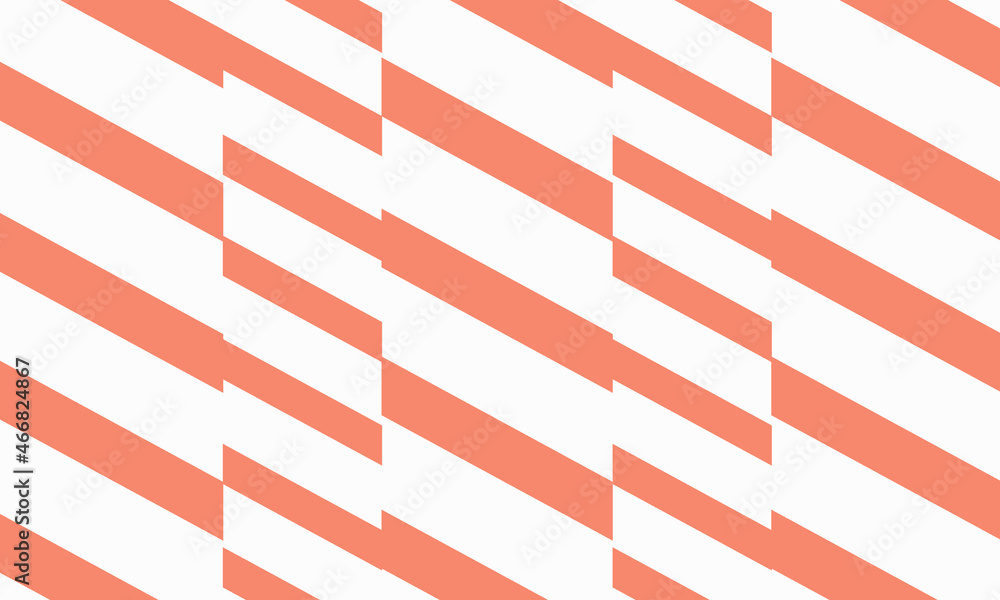 Obraz premium white background with peach color slanted plaid