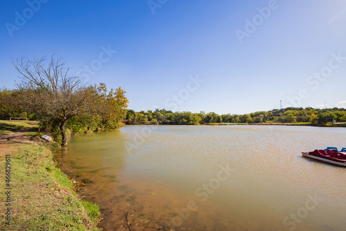 Sunny view of the landscape in Roman Nose State Park photo