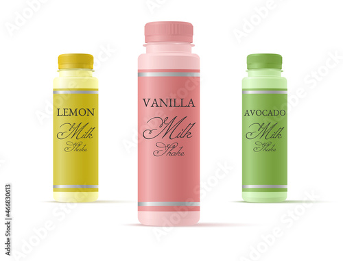 Milk packaging with a choice of flavors