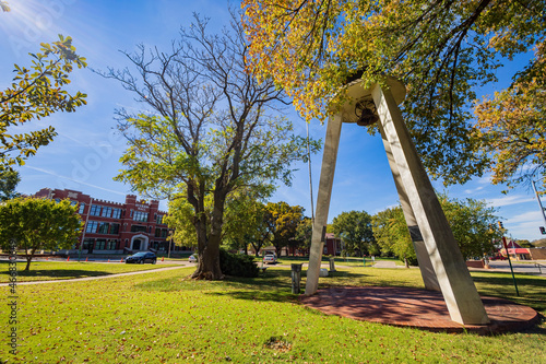 Sunny view of the bell tower of Northwestern Oklahoma State University photo