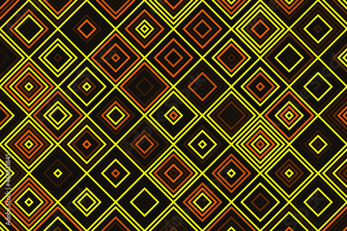 Wallpaper Mural Color dodge effect illustration. Abstract geometric background consisting of squares.  Torontodigital.ca