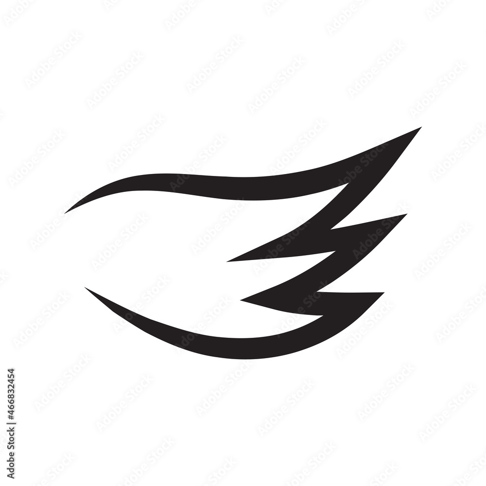 wing icon vector design illustration wing icon vector design illustration