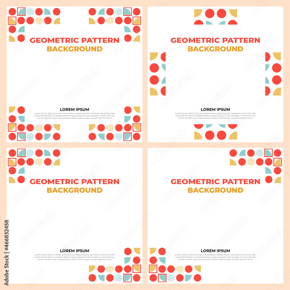 abstract colorful geometric pattern background design template abstract colorful geometric pattern background design template
