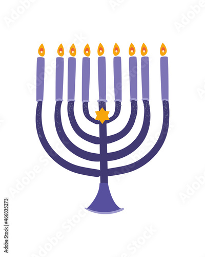 menorah candle design