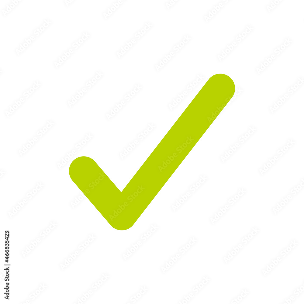 check mark icon vector illustration sign check mark icon vector illustration sign