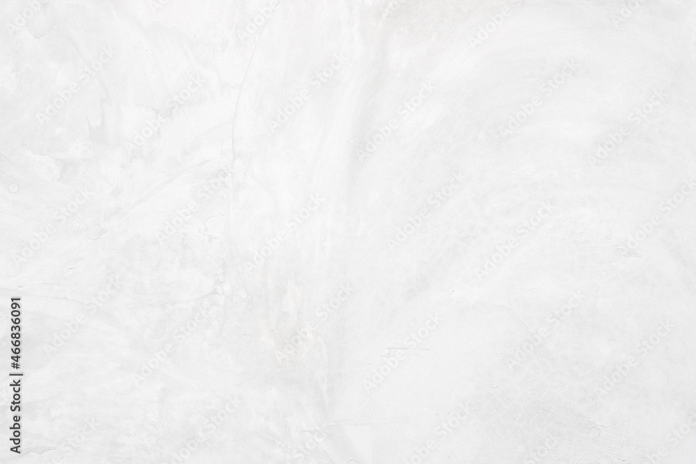 Obraz premium White concrete stone surface paint wall background, Grunge cement paint texture backdrop, White rough concrete stone wall background, Copy space for interior design background, banner, wallpaper