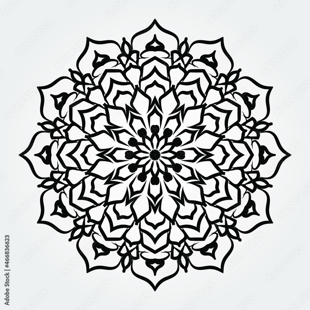 decorative concept abstract mandala illustration decorative concept abstract mandala illustration
