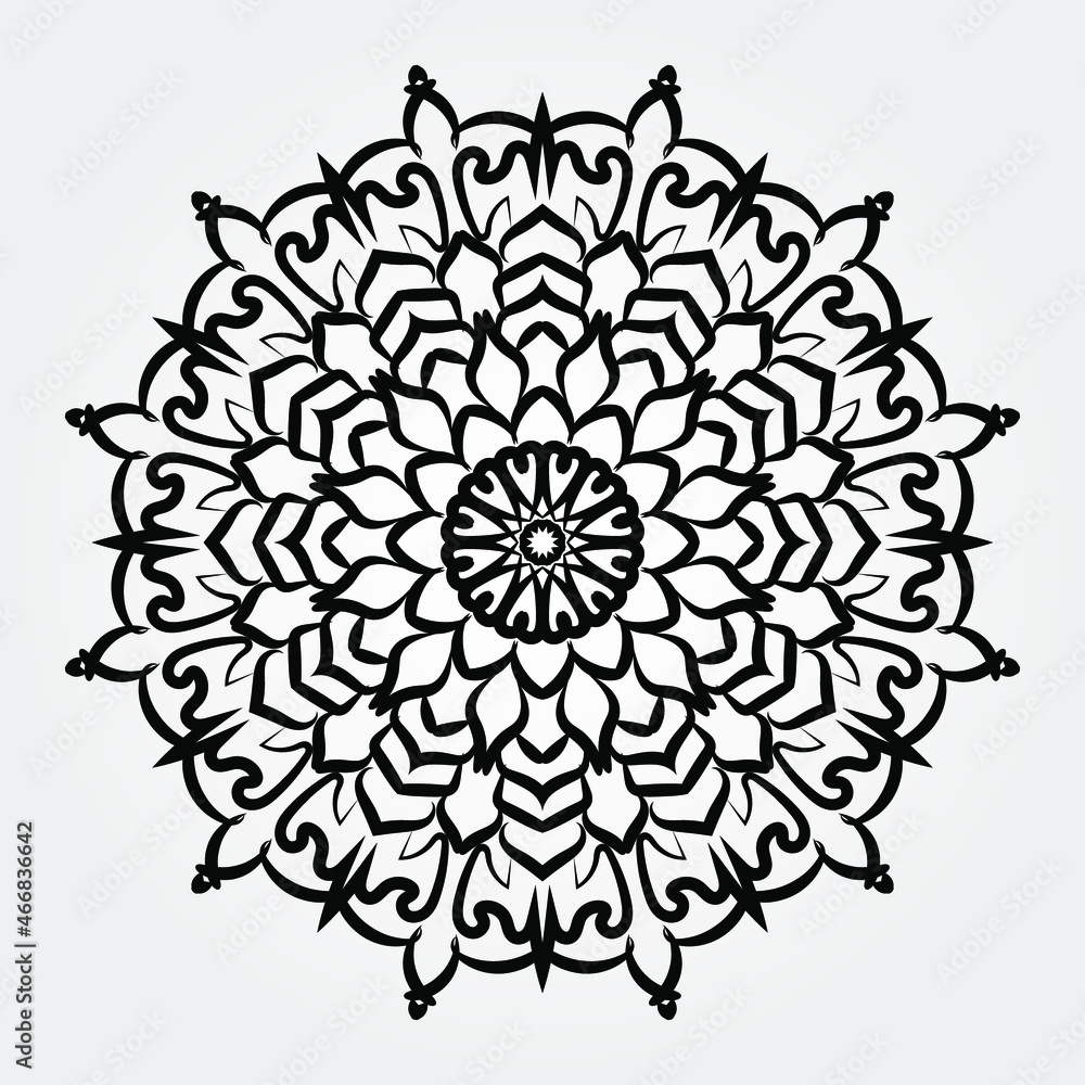 decorative concept abstract mandala illustration decorative concept abstract mandala illustration