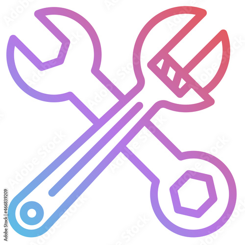 spanner gradient icon