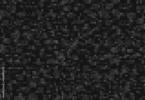 Coal, carbon and charcoal cubic pixel blocks pattern, vector game background. Coal mine cube pixel, underground carbon charcoal or coil for 8 bit computer game level of play interface