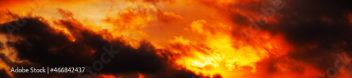 Photos Black red sky with clouds