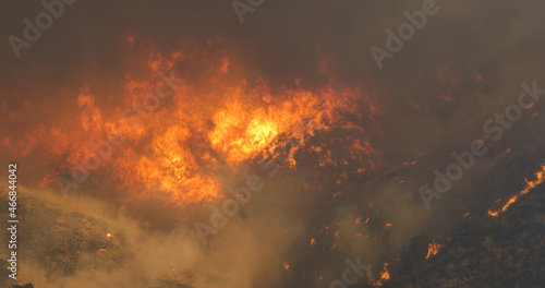 Woolsey Fire, Malibu California fire Burnt Mountains 