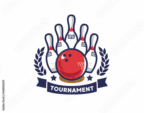 bowling logo for all types of teams and events