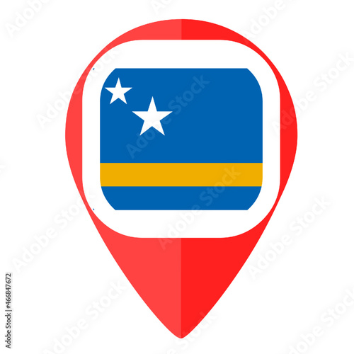 Curacao flag pin marker locator country Free Download Curacao flag pin marker locator country - GFXLoad