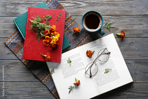 Composition with books, cup...