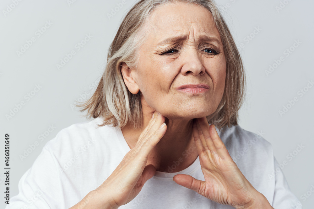 disgruntled elderly woman health problems pain treatment disgruntled elderly woman health problems pain treatment