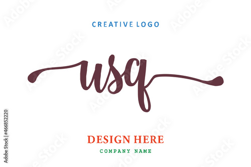 USQ lettering logo is simple, easy to understand and authoritative