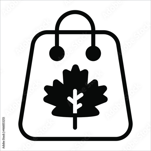 gift hamper vector black filled outline icon. Modern thin line symbols. Collection of traditional elements.