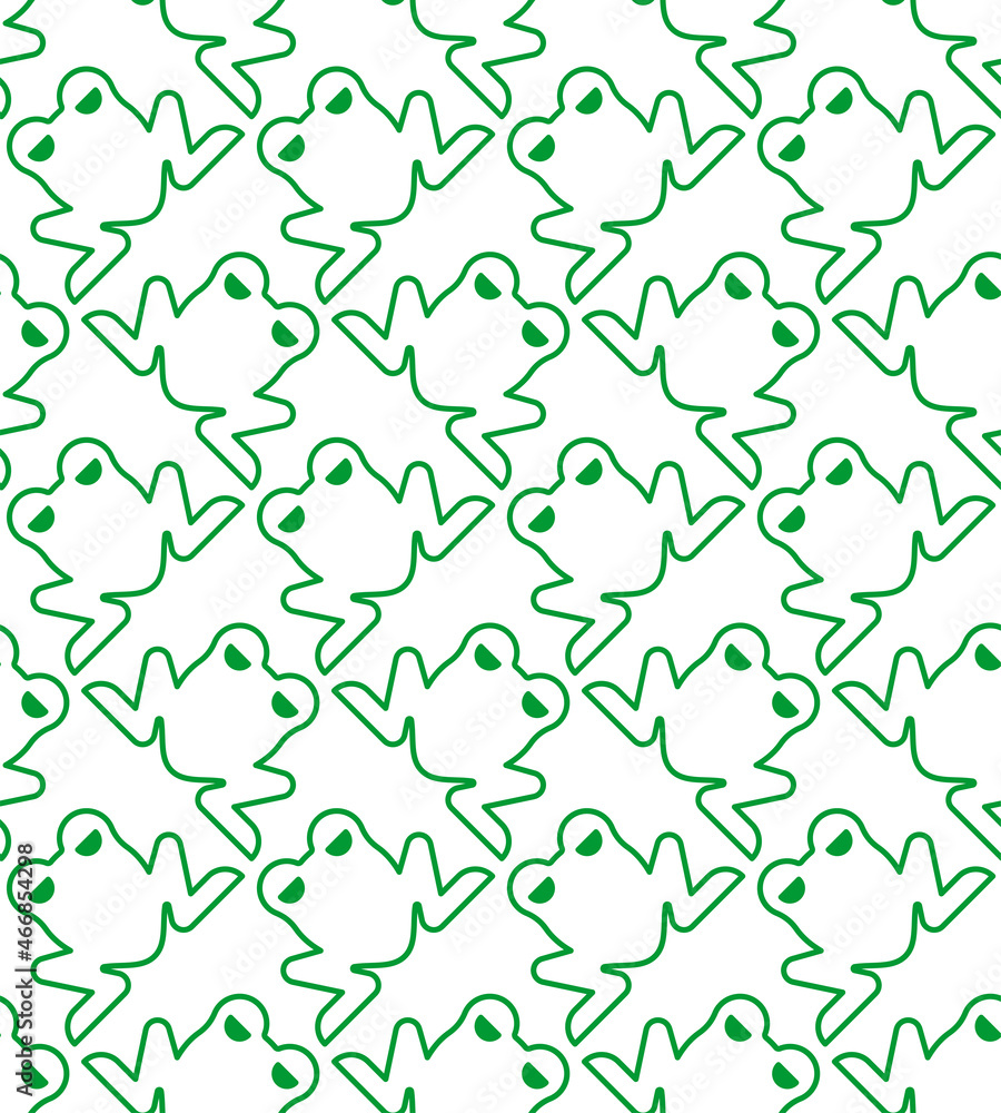 Frog symbol pattern seamless. Toad background. Baby fabric texture Frog symbol pattern seamless. Toad background. Baby fabric texture