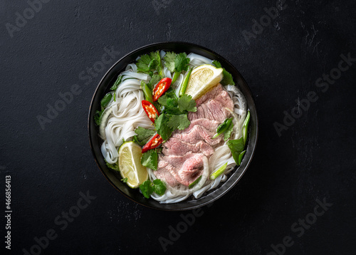 Pho Bo vietnamese soup photo