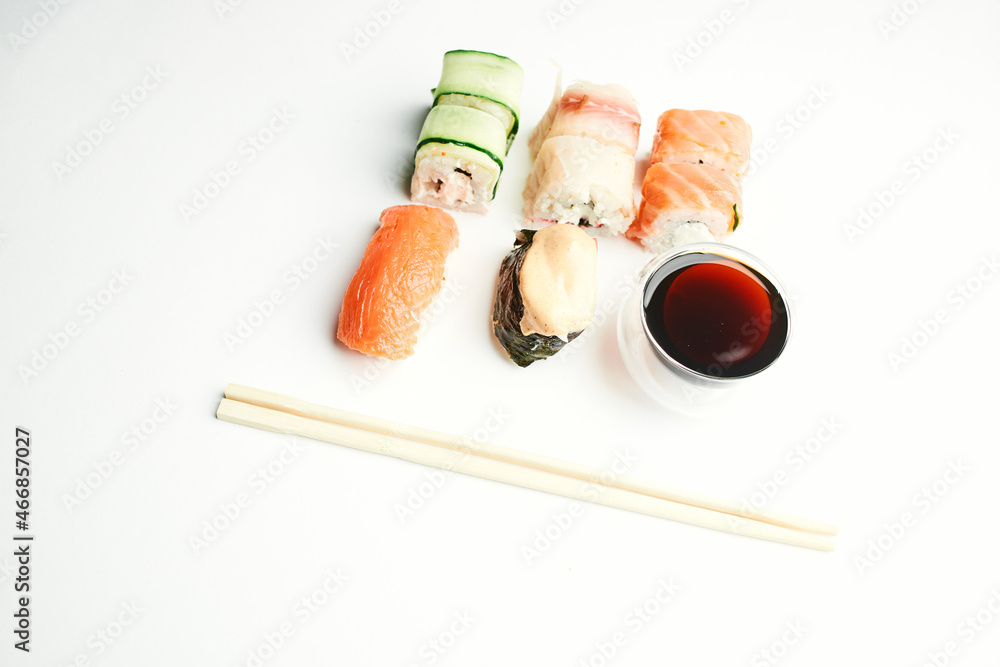 sushi chopsticks soy sauce snack delicacy japanese cuisine sushi chopsticks soy sauce snack delicacy japanese cuisine