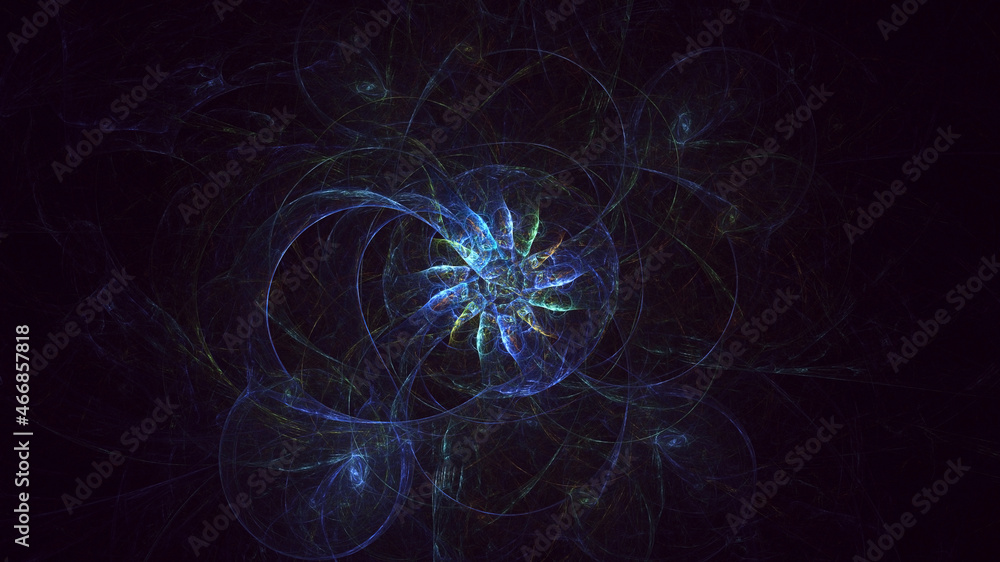 3D rendering abstract colorful fractal light background 3D rendering abstract colorful fractal light background