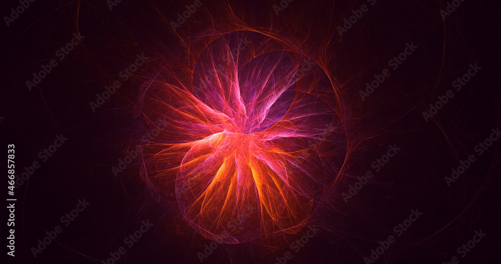 3D rendering abstract round light background 3D rendering abstract round light background