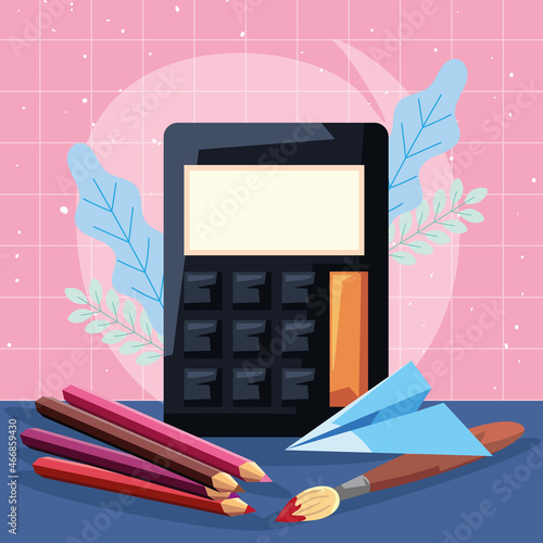 black calculator image