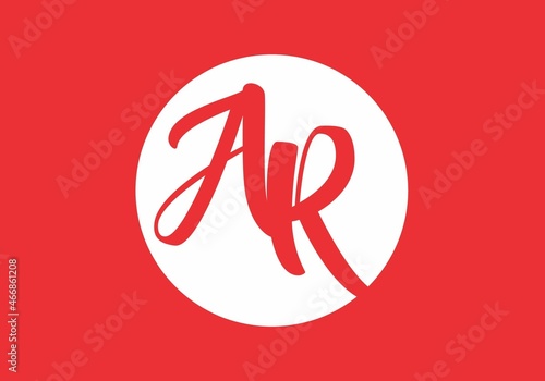 Unique shape of AR initial letter