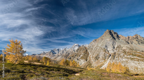 Wild Alps. autumn landscape 