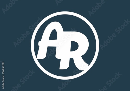 Unique shape of AR initial letter