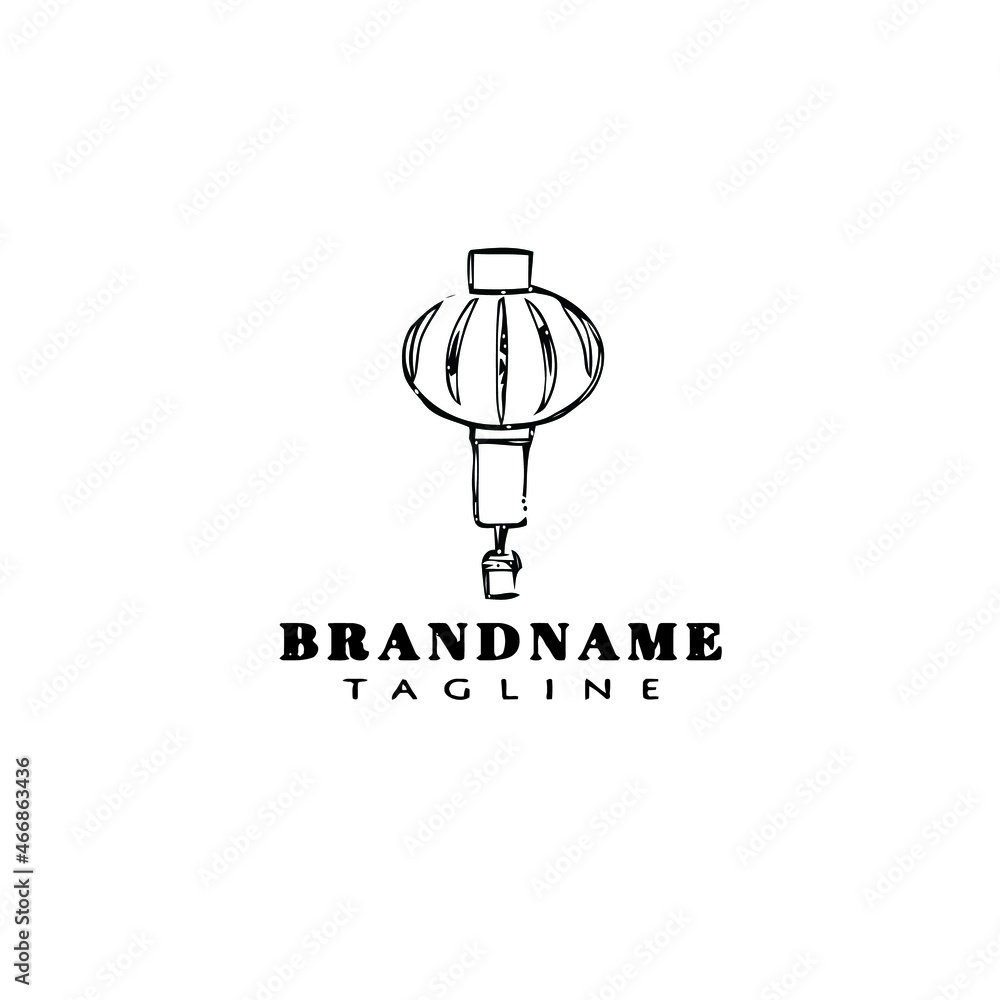 chinese lantern cartoon logo icon design template cute isolated vector illustration chinese lantern cartoon logo icon design template cute isolated vector illustration