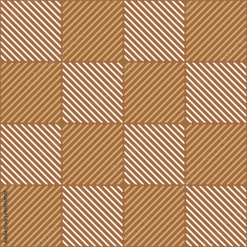 Japanese Diagonal Line Square Vector Seamless Pattern
