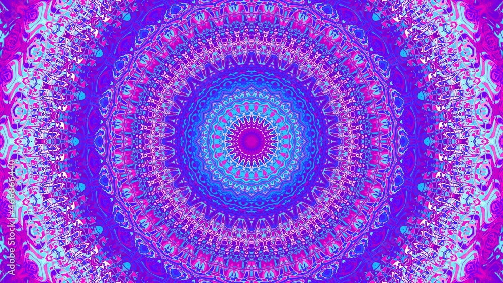 Obraz premium Digital fractal pattern. Abstract background.