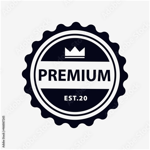 Vintage Abstract Bottle Can Emblem Vector Design Illustration