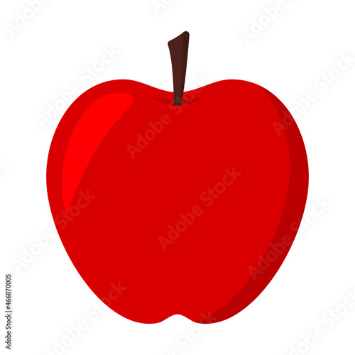 Red Apple Icon clipart vector illustration