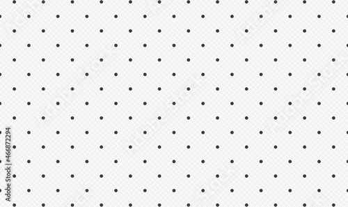 Tile vector pattern with black polka dots on white background. Seamless vector pattern black polka dots on a white background. Pop Art seamless pattern. Black dot seamless pattern on white. Vector