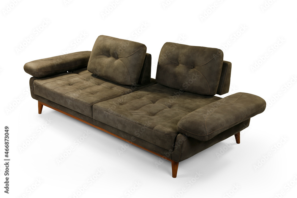 Fototapeta premium Modern comfortable furniture on white background