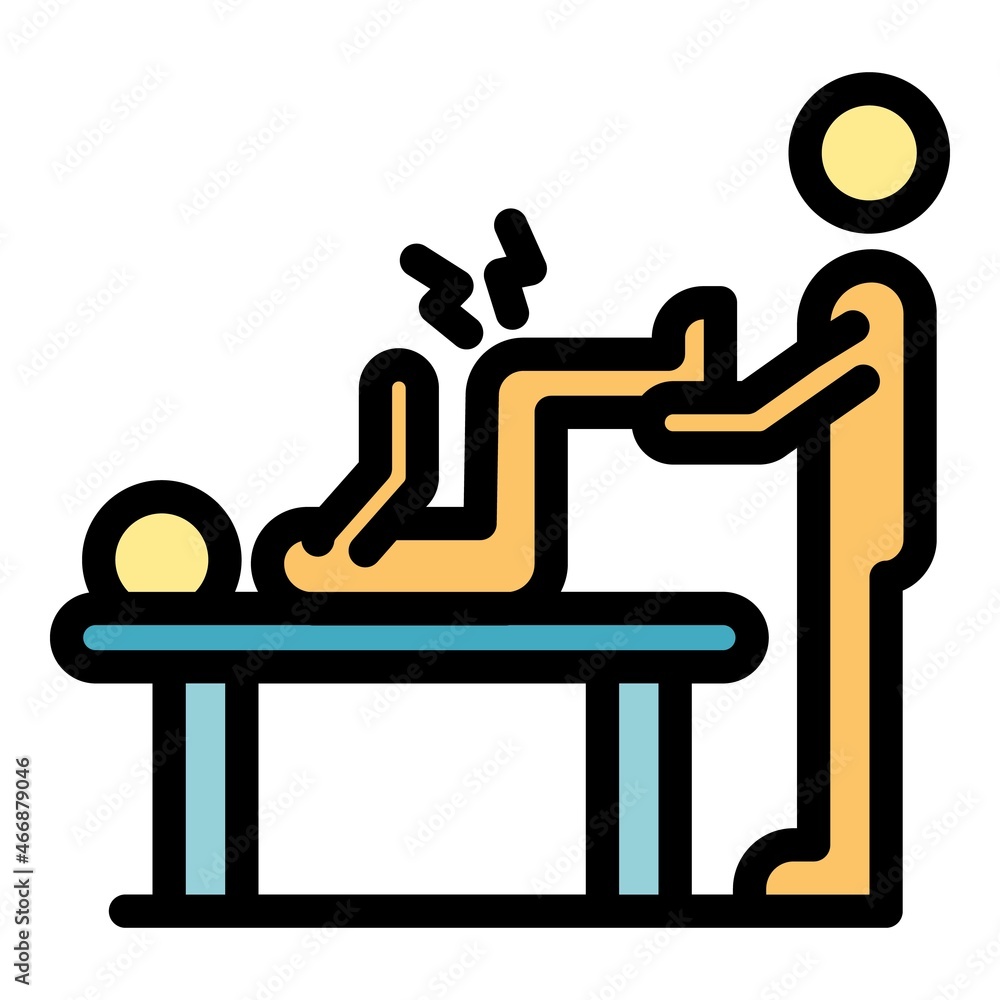 Nursing home icon. Outline nursing home vector icon color flat isolated Nursing home icon. Outline nursing home vector icon color flat isolated