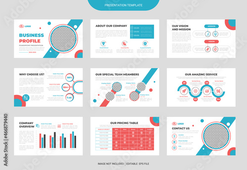 Business Profile PowerPoint Presentation Template or Proposal Design
