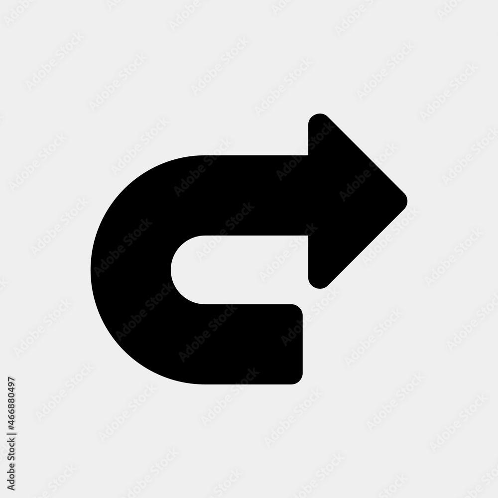 Next arrow icon vector illustration in solid style, use for website mobile app presentation Next arrow icon vector illustration in solid style, use for website mobile app presentation