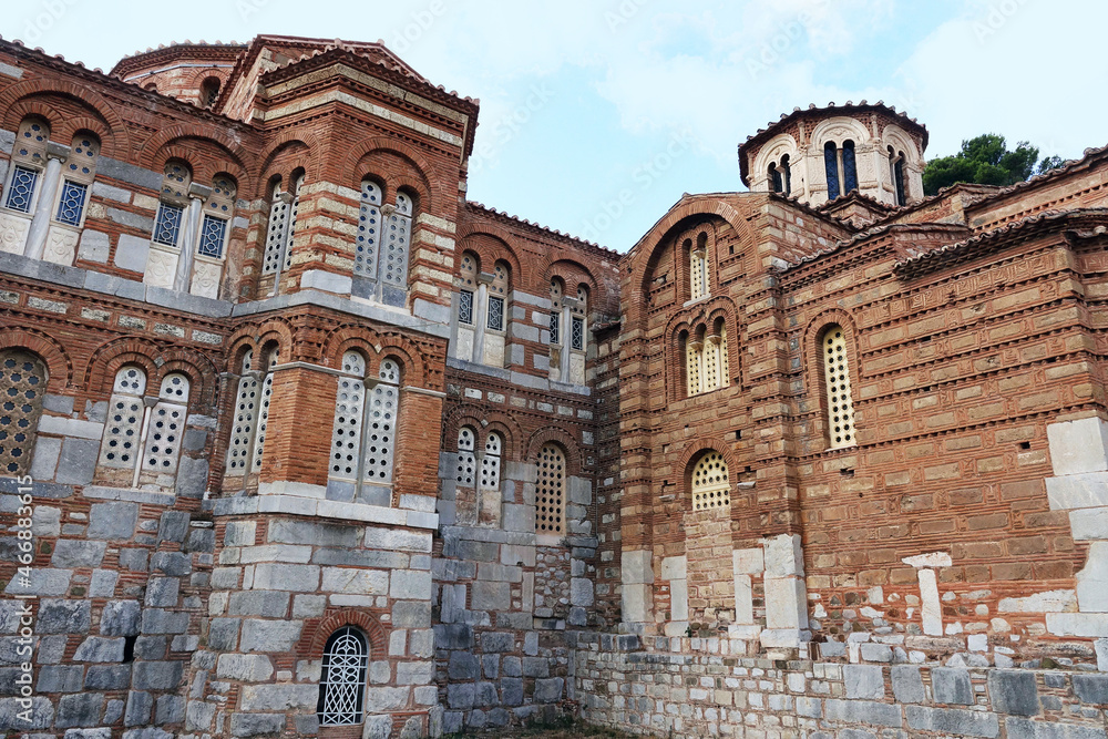 Fototapeta premium Greece. Byzantic Monastry Osios Loukas in Phocida